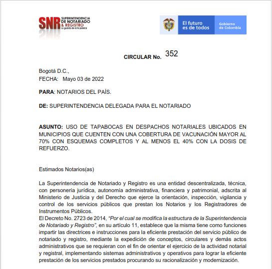 Información Sobre Decisiones Que Puede Afectar Al Público Notaria Primera De Pereira 7639