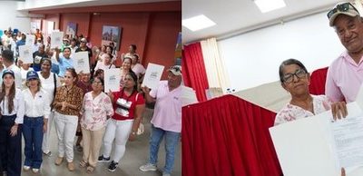 Momposinos tienen en casa su título de propiedad